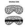Sleep Eye Mask Black and White Leopard Sleep Mask for