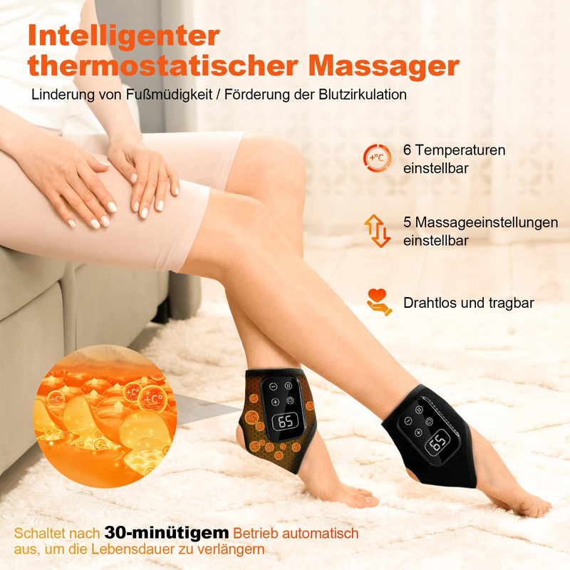 Foot Massager 3-in-1 Foot Massager, Portable Electric Foot Massager