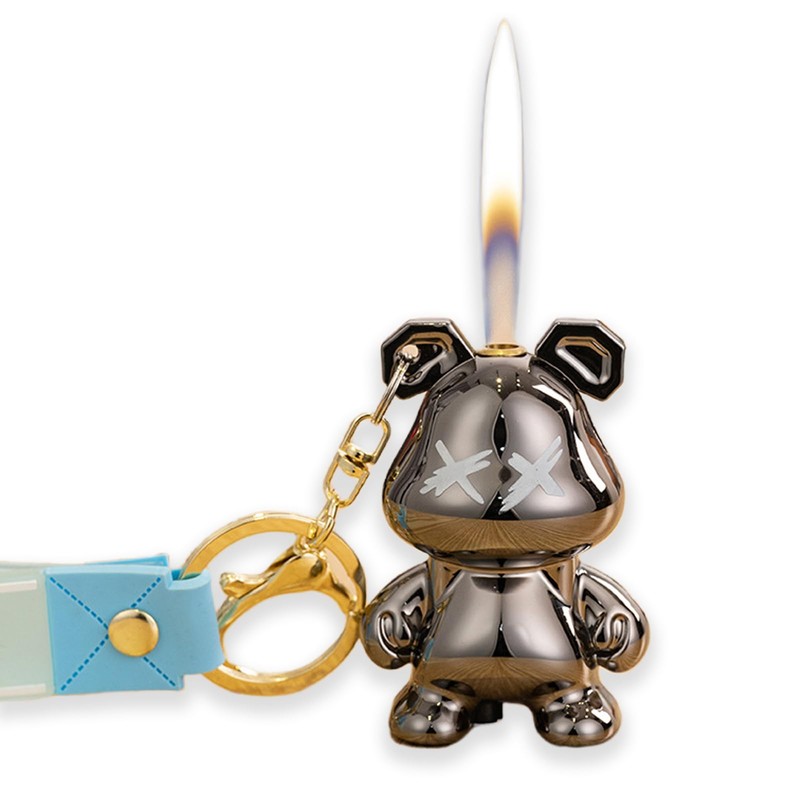 DAXXIN Cute Compact Portable Keychain Lighter, Soft Flame, Gifts for