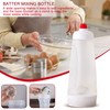 lbxtswpl Pancake Batter Dispenser, 2PCS Hand Batter Dispenser, Batter Mixer