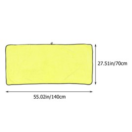 Kisangel Pet Bath Towel Bathrobe Dog Tub Dog Shower Attachment Pee Quick Dry Bath Towel Water Brush for Dogs Puppy Pool Dog Towels for Drying Absorbent Dog Dry Towel Sprayer Yellow Fiber