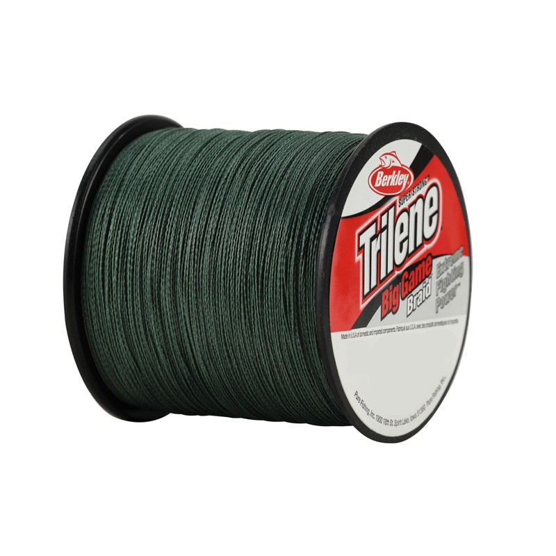 Trilene Big Game Braid-Quarter Spools-Lo-Vis Green-65lb