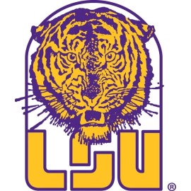 Craftique Mfg Co LSU Large Tiger Vintage 7 inch LSU Tigers