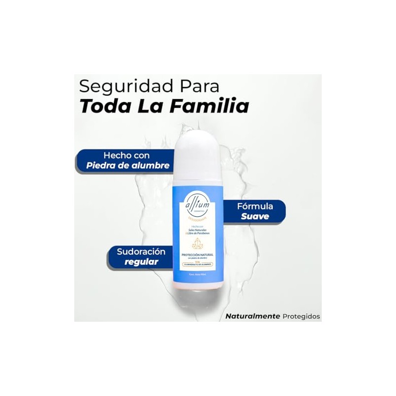 Desodorante Natural Con Piedra De Alumbre Y Bicarbonato de Sodio,