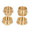11Pcs Brass Router Template Guides Set for Dovetailing, Hinge Routing,