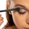 12 Pcs Flat Eyeliner Brush Angled Eyebrow Eyeliner Brush Set