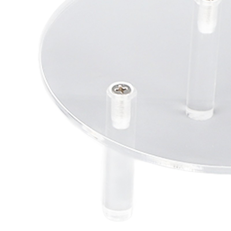 3 PCS Round Acrylic Display Stand Set Easy To Install