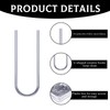 200 pcs High Temperature Nichrome Wire Jump Rings, 21 Gauge