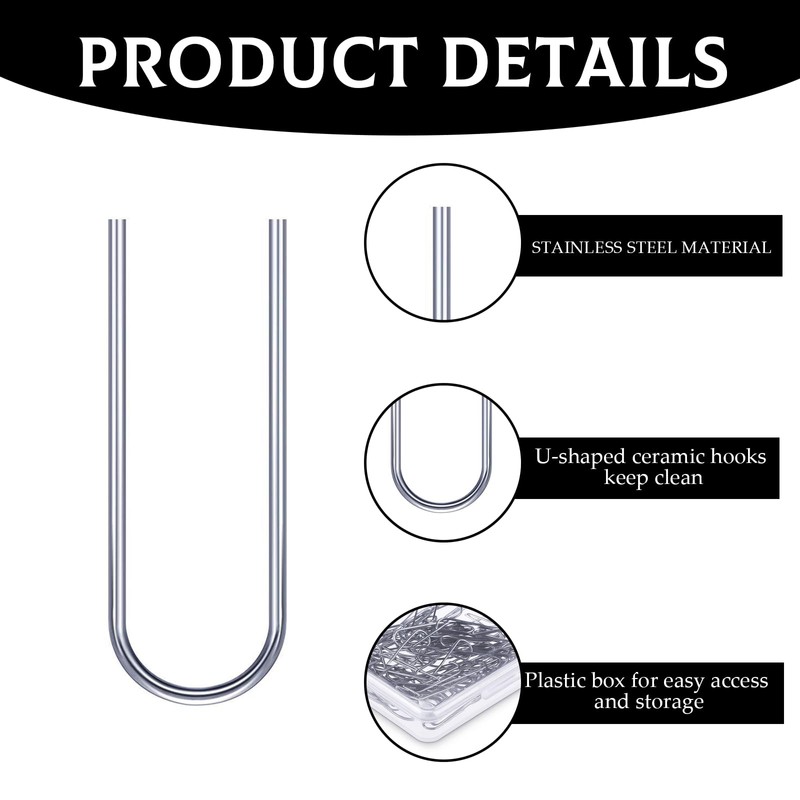 200 pcs High Temperature Nichrome Wire Jump Rings, 21 Gauge