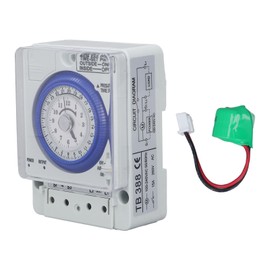 Mechanical Time Control Switch Clock Type Flame Retardant PC Housing Timer Switch for Kitchen 100‑240VAC