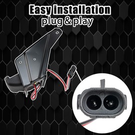 MiKaFex Driver and Passenger Side Fog Light Assembly Compatible with 1988-1999 Chevy/GMC C1500 C2500 C3500 K1500 K2500 K3500 / 82-91 GMC S15 / 82-97 Chevy S10