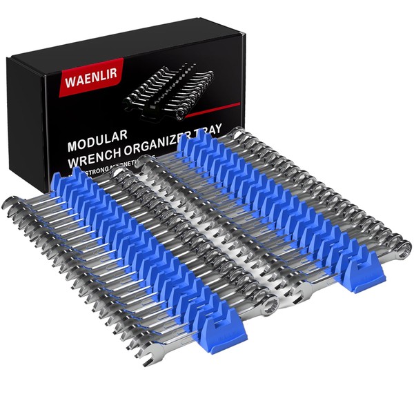 48PCS Magnetic Modular Wrench Organizer Set - Tool Drawer Storage