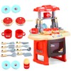 EVERGD Kids Pretend Play Kitchen Toy Set 24 Accessories Toy