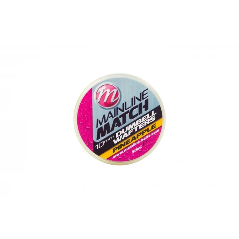 Mainline Match Dumbell Wafters: Tuna - Pink: 10mm