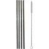 Top Choice 2415-3323 Juego de Popotes Reusables de Acero Inoxidable