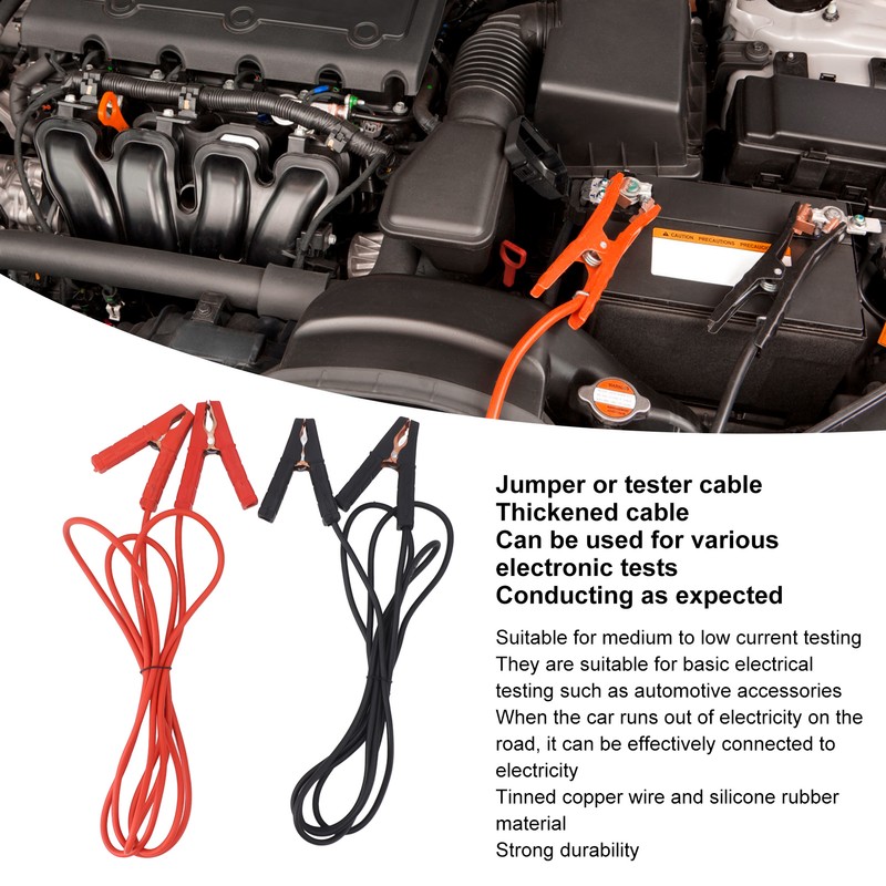 Automotive Jumper Cable Durable Heavy Duty Automotive Booster Cable Portable
