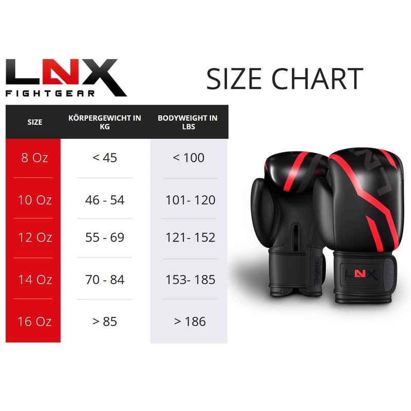 LNX Pro-One Leather Boxing Gloves - Professional Gloves for Sparring