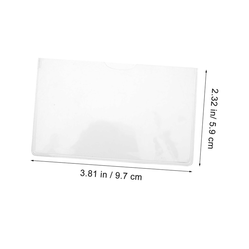 CAXUSD 20pcs Clear Card Protector Sleeves Sports Card Protectors for