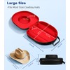 Hat Case for Cowboy Travel Extra Large, Waterproof Hard Box