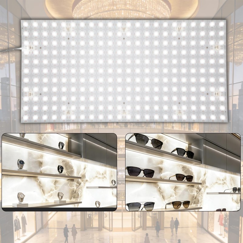 Dreamtrue 4PCS LED Backlight Sheet, 36W 6000K White Light Board,Bendable&Cuttable