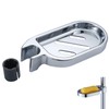 Clip-on Bathroom Soap Holder,ABS Shower Soap Dish Shower Rail Soap
