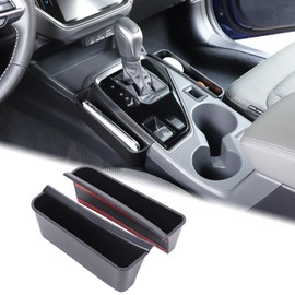 Aunginsy Central Control Gear Shift Storage Box Compatible with Subaru Crosstrek 2024+ Center Console Organizer Tray Left & Right Side Gear Shift Armrest Box Hanging Storage Basket ABS Accessories