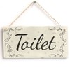 Toilet - Handmade Shabby Chic Wooden Sign/Plaque