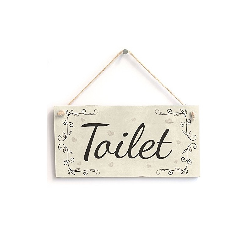 Toilet - Handmade Shabby Chic Wooden Sign/Plaque