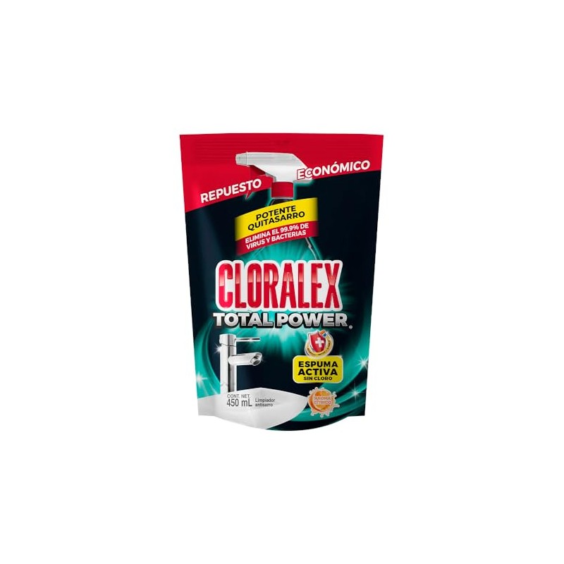 Cloralex Total Power - Espuma Activa - Sin cloro