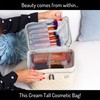 Ellis James Designs Large Travel Makeup Bag for Women -