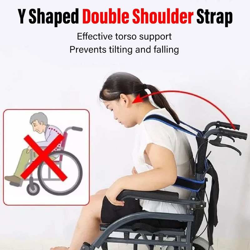 Cinturón De Seguridad Para Silla Ruedas, Correas De Sujeción Ajustables,