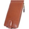 JEEBURYEE Card Case, Men's, Women's, Long Wallet, Thin, Magnetic, Large