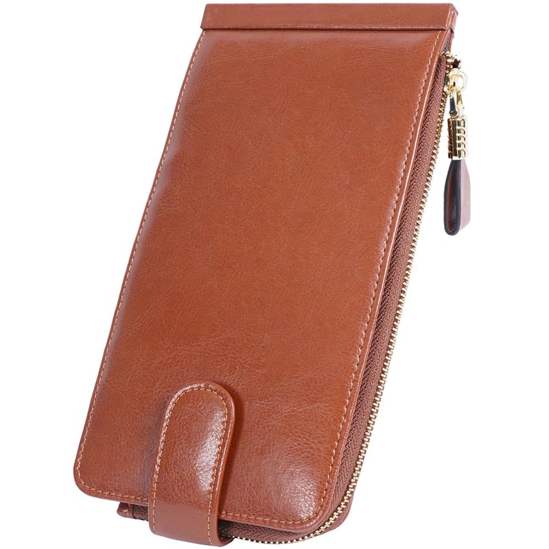 JEEBURYEE Card Case, Men's, Women's, Long Wallet, Thin, Magnetic, Large