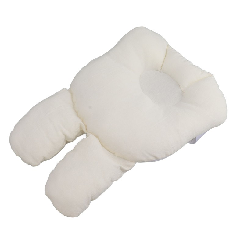 Baby Pillow Recessed Rabbit Ear Shaped 21.5cm Width Soft Breathable