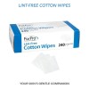 ForPro 240 Count Lint Free Cotton Wipes 100 Cotton Cosmetic