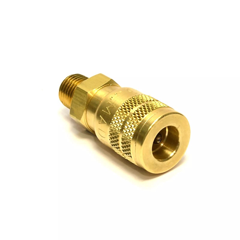 Foster Solid Brass Quick Coupler Air Hose Connector Fittings 1/4