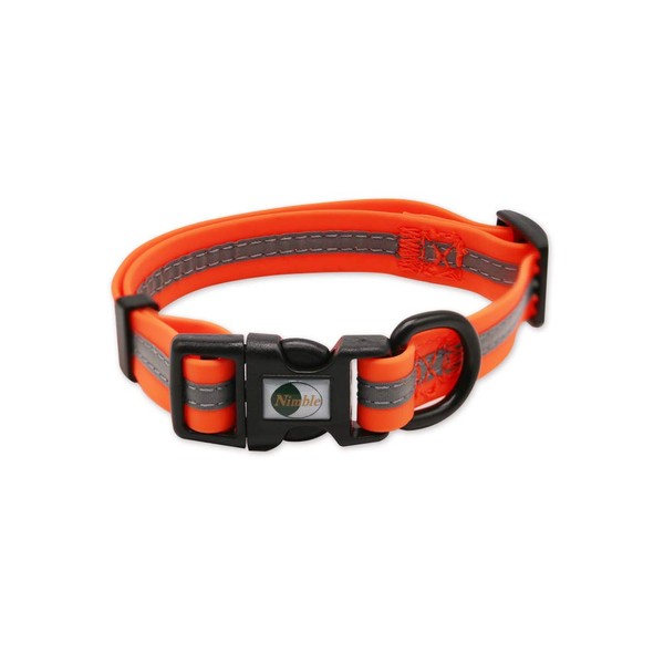 NIMBLE Dog Collar Waterproof Pet Collars Anti-Odor Durable Adjustable PVC