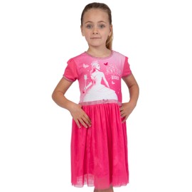 WICKED Girls Nightdress | Glinda Girls’ Nighties | Tulle Nighties for Kids | Glinda Kids Pyjamas | Pink 8-9 Years