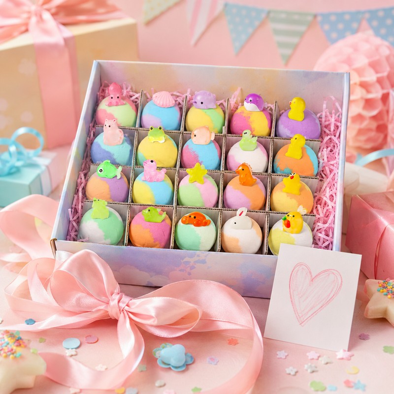 Kids Bath Bomb Set with Surprise Toys – Fizzy Bubble