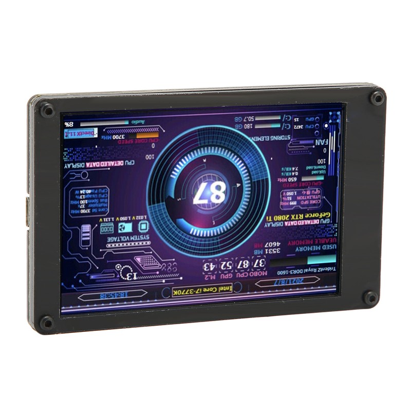 Computer Temp Monitor 3.5 Inch IPS USB Mini Screen Temperature