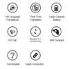 Translator Earbuds 144 Languages Noise Reduction Bluetooth 5.1 Wireless Translator