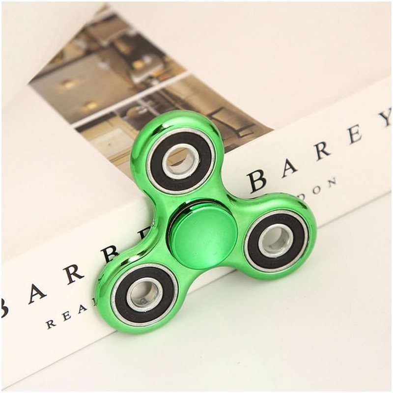 HERSE Tri-Wing Fidget Spinner, Green