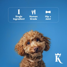 King Lou King Lou Pets - Whole Chicken Feet for Dog - Dog Treats Small Dogs to Large Dogs - USA-Made Dehydrated Chicken Feet for Dog Treats - Collagen, Glucosamine, Chondroitin for Hip and Joints - 40 Count