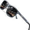 ATTCL Men's Driving Polarized Sunglasses Al-Mg Metal Frame Ultra Light