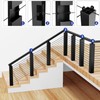 BLIKA 100 Pack 30 Degree Cable Railing Rubber Grommets for