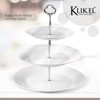 Klikel 3 Tiered Serving Stand -silver Serving Tray For Parties