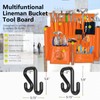 Lineman Tool Board, Aerial Apron w/Magnet and Plastic Bucket Truck