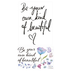 2 Pieces English Wall Stickers, Encourage Yourself Quotes Stickers, Home Decoration Stickers, Background Decoration Wall Stickers, Girls Bedroom Accessories Decoration