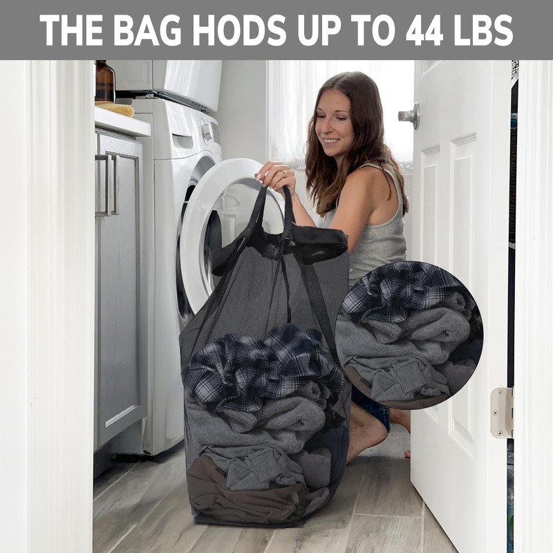 CHICVITA 75L Slim Laundry Hamper with Wheels and Removable Wash
