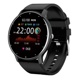Reloj Inteligente Deportivo Impermeable Bw0223, Color: Silicona Negra